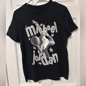 Jordan Black and White Graphic Tee